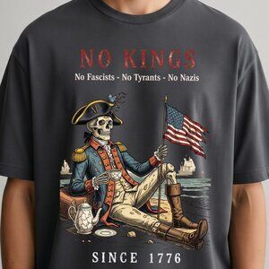 No Kings No Fascists No Tyrants No Nazis Shirt, AntiAuthoritarian Freedom Shirt
